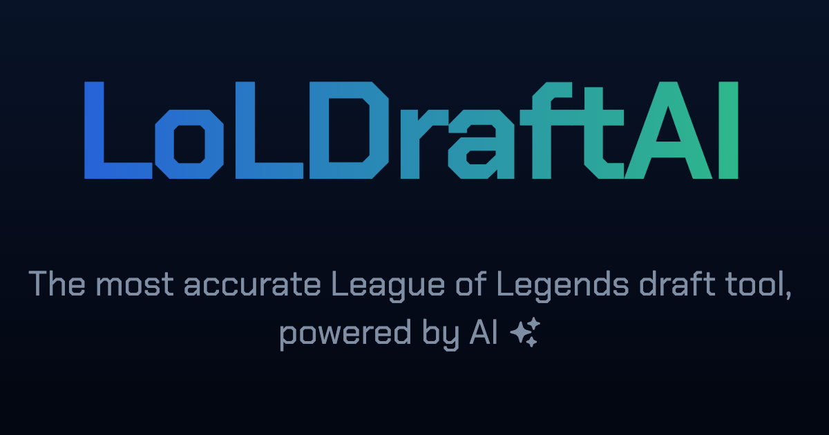 LoLDraftAI